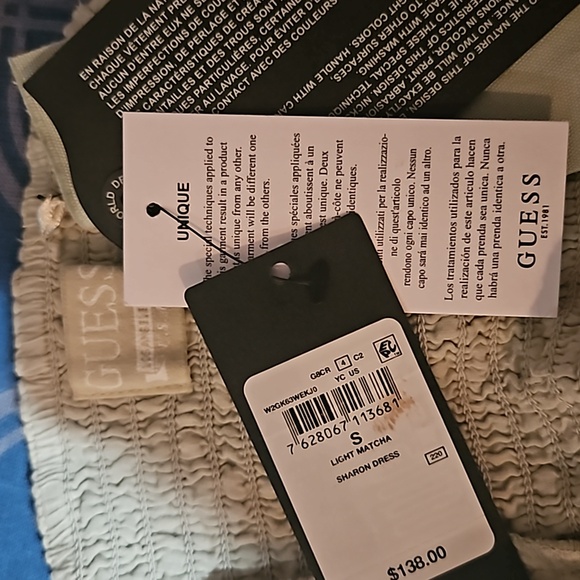 GUESS LOS ANGELES AUTHENTIC DENIM SHARON EYALET MINI DRESS SIZE S - Picture 14 of 16